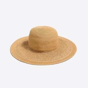 J. Crew Textured Summer Straw Hat